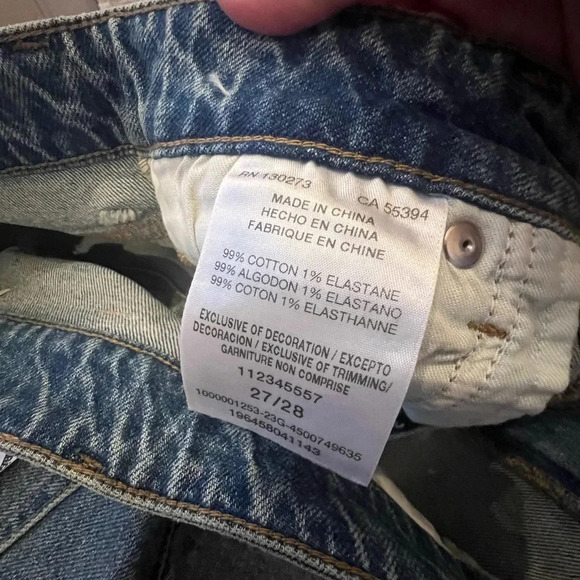 NWT Daydreamer x Lee High Rise Straight Leg Jeans 27 - Picture 6 of 7